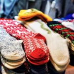 Woolen And Warm Socks At The Riga Christmas Market
